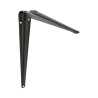 Wspornik półki stalowy czarny 450x400mm mod. 1