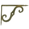 Wspornik półki ornamentalny mosiądz lak. 190x250mm mod.2