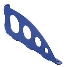 Wspornik półki stalowy niebieski 70x172mm mod. SERENISSIMA 18 2szt.