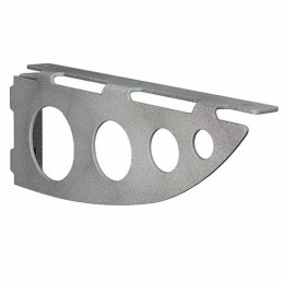 Wspornik półki stalowy srebrny 70x172mm mod. SERENISSIMA 18 2szt.