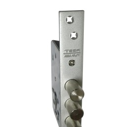 Zamek bolcowy dodatkowy na wkładkę 50mm zestaw chrom  mat TESA R101B566C