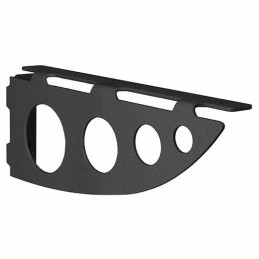 Wspornik półki stalowy czarny 100x240mm mod. SERENISSIMA 24 2szt.