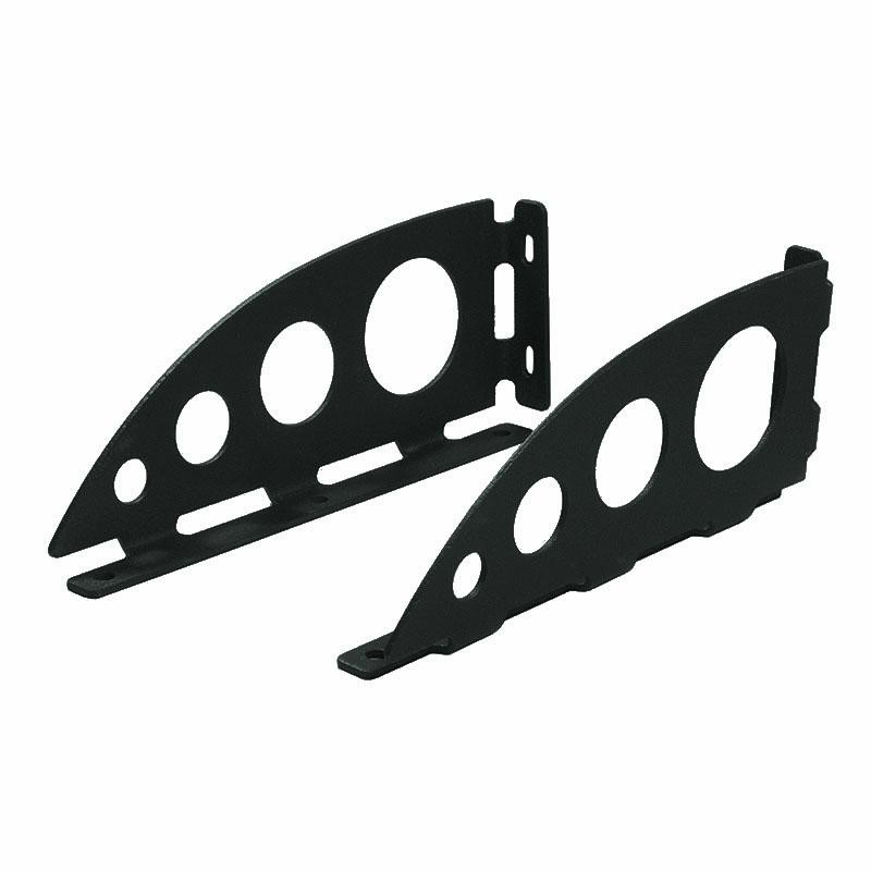 Wspornik półki stalowy czarny 100x240mm mod. SERENISSIMA 24 2szt.