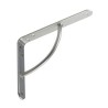 Wspornik półki wzmocniony stal szary metalik 200x150mm mod. 12