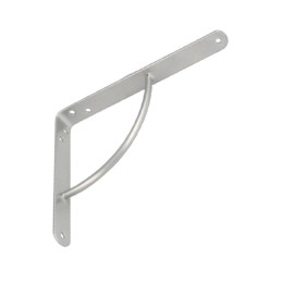 Wspornik półki wzmocniony stal szary metalik 200x150mm mod. 12