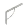 Wspornik półki wzmocniony stal szary metalik 200x150mm mod. 12