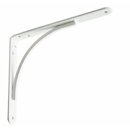 Wspornik półki stalowy biały 150x125mm mod.10