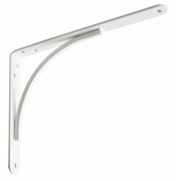 Wspornik półki stalowy biały 250x200mm mod.10