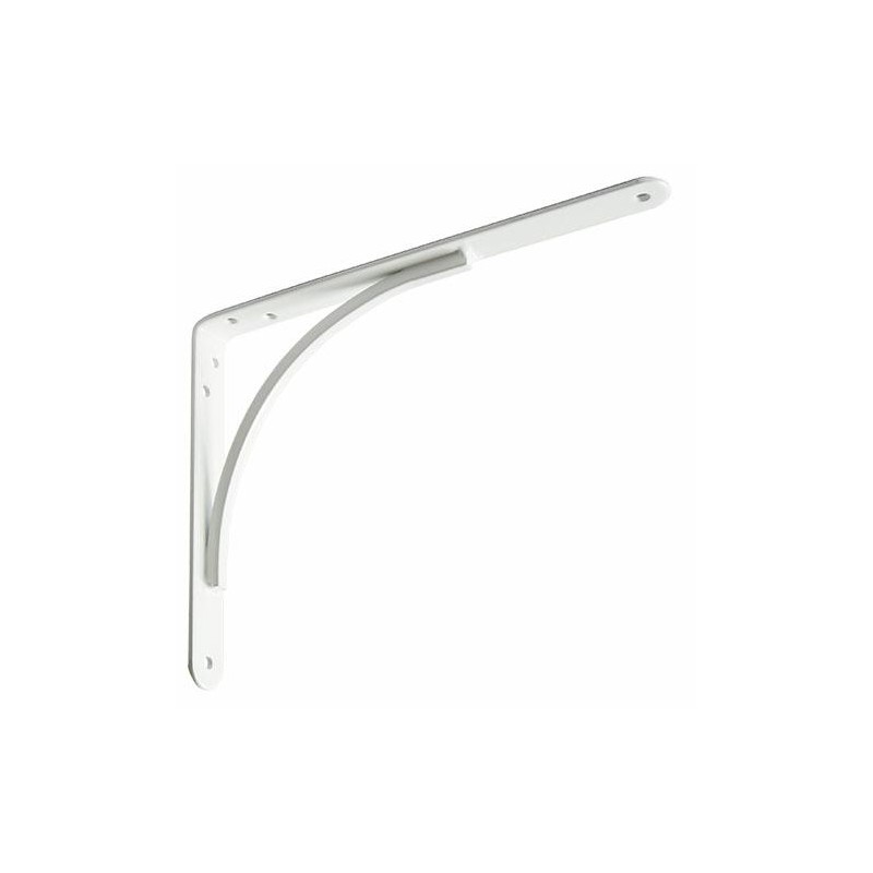 Wspornik półki stalowy biały 250x200mm mod.10