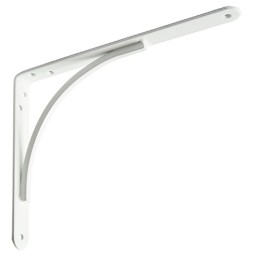 Wspornik półki stalowy biały 250x200mm mod.10