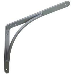 Wspornik półki stalowy szary 150x125mm mod.10