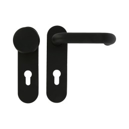 Klamko-gałka stała 3PB72 wkładka czarna