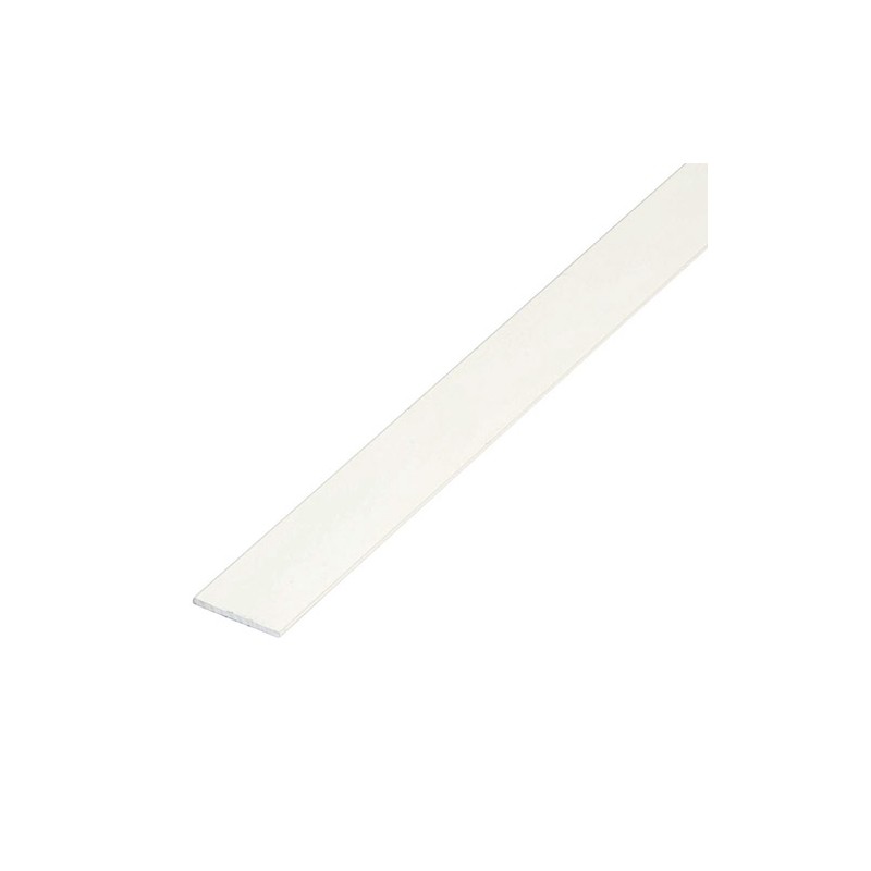 Płaskownik 40x3-1M aluminiowy biały