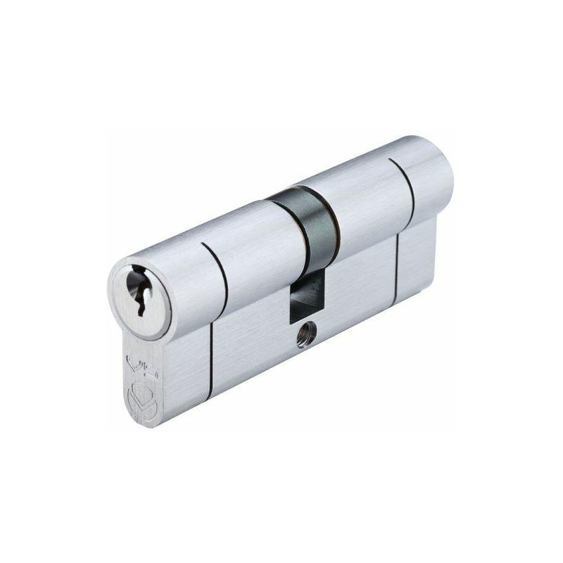 Wkładka drzwiowa 90mm 45/45 chrom satyna mod. V5