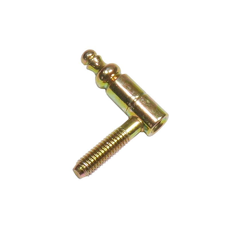 Zawias wkręcany fi. 9mm Część żeńska ocynk żółty mod.50 (w całości 9x66mm)