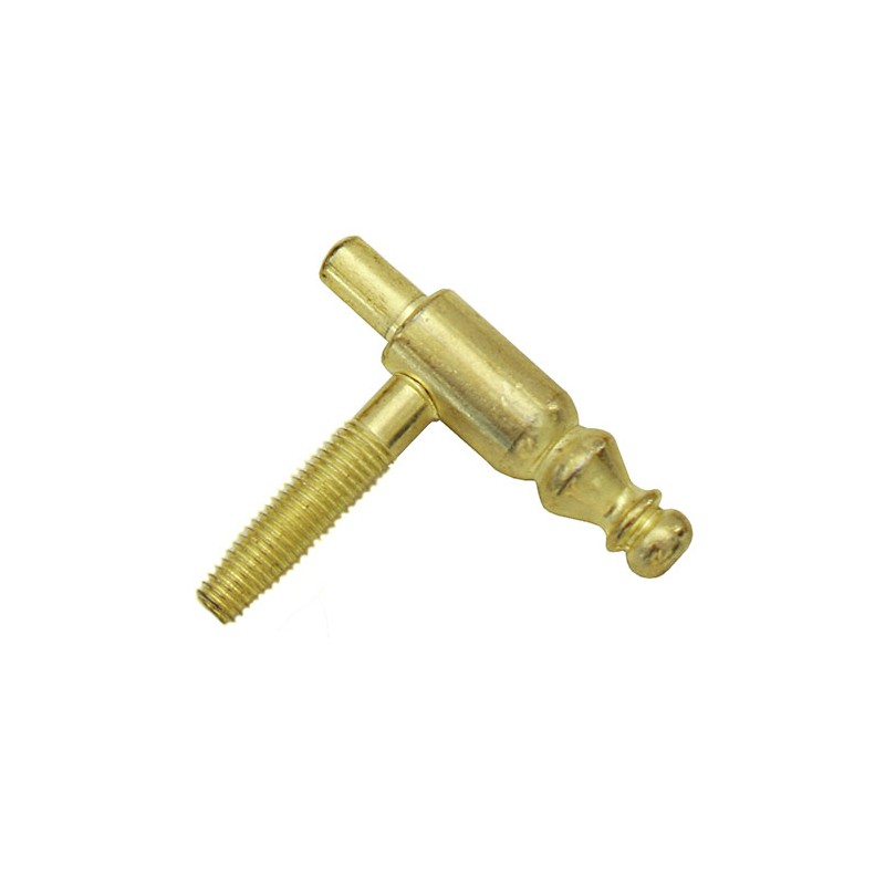 Zawias wkręcany fi. 9mm Część męska mosiądzowany mod.50 (w całości 9x66mm)