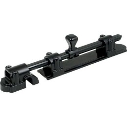 Zasuwa okiennicy horyzontalna z zaczepem 225mm czarna