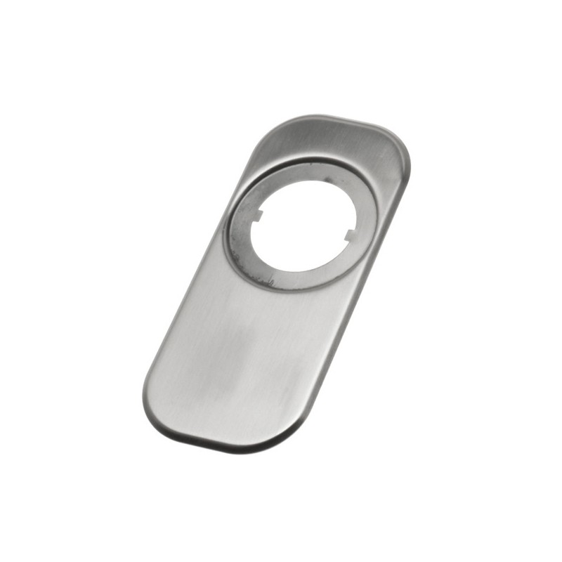 Podkładka pod szyld antywłamaniowy 165x75mm chrom mat mod.10