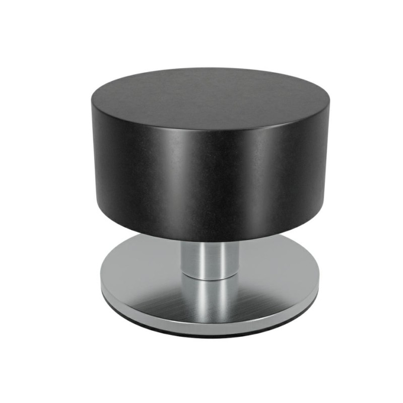 Odbój drzwiowy samoprzylepny 40mm INOX - czarny mod.305 DIS