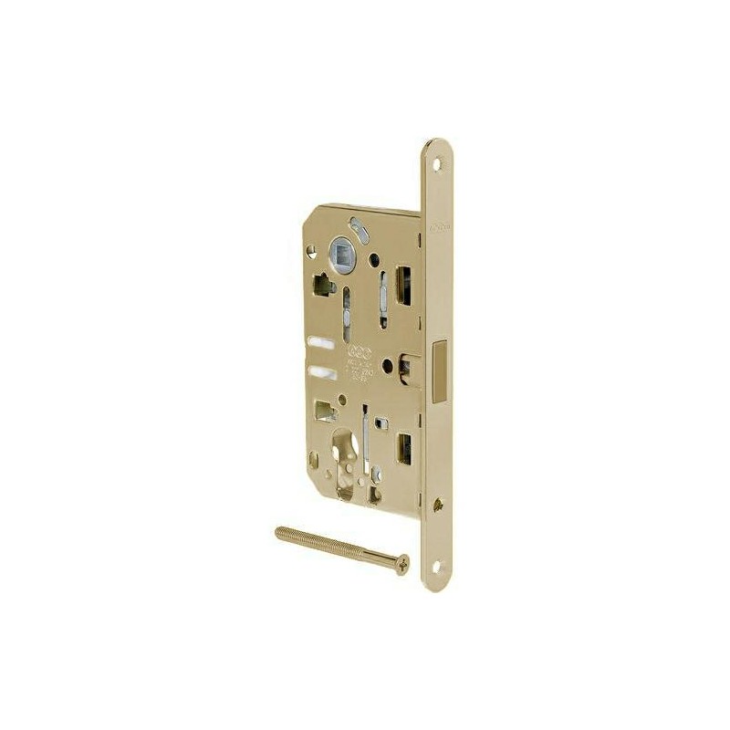 Zamek magnetyczny na wkładkę 85/50 F18 mosiądz mat POLARIS 2XT