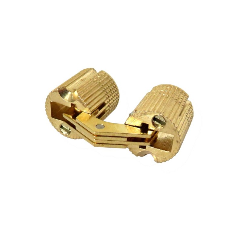 Zawias cylindryczny ukryty fi. 14mm mosiężny mod. 1020