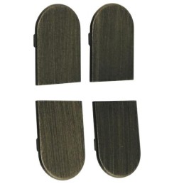 Osłonki zawiasu ECLIPSE 3.2 aluminiowe złoto antyczne mat 4szt.