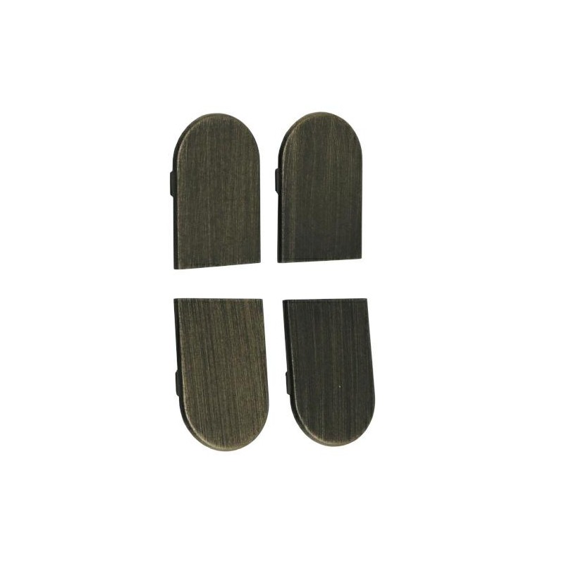 Osłonki zawiasu ECLIPSE 3.2 aluminiowe złoto antyczne mat 4szt.