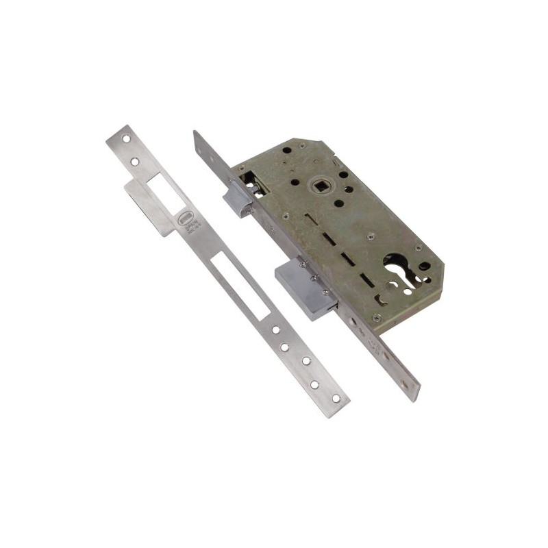 Zamek na wkładkę 85/50 czoło 23x270mm inox mod. 200 BASE DIS