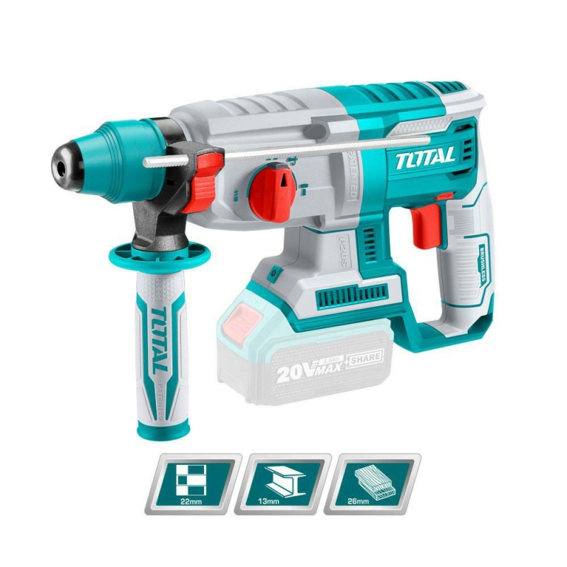 Młotowiertarka bezszczotkowa 2J AKU 20V   TRHLI20228