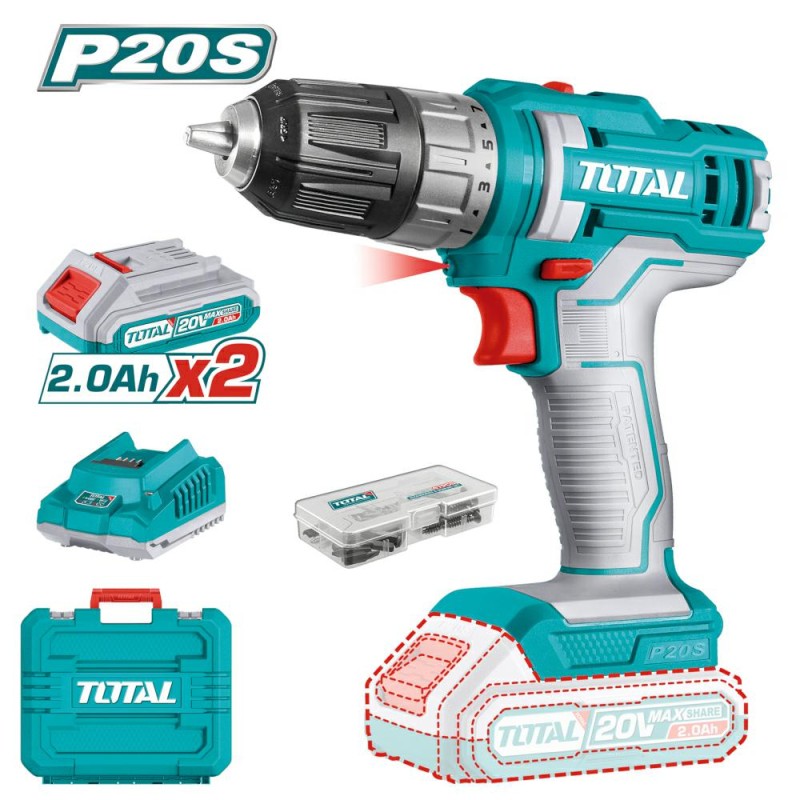 Wkrętarko-wiertarka 45 Nm 2 x AKU LI-JON  20V TDLI200528E