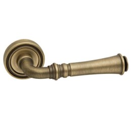 Klamka drzwiowa podwójna mosiądz brąz satynowy TASHA 1028/261