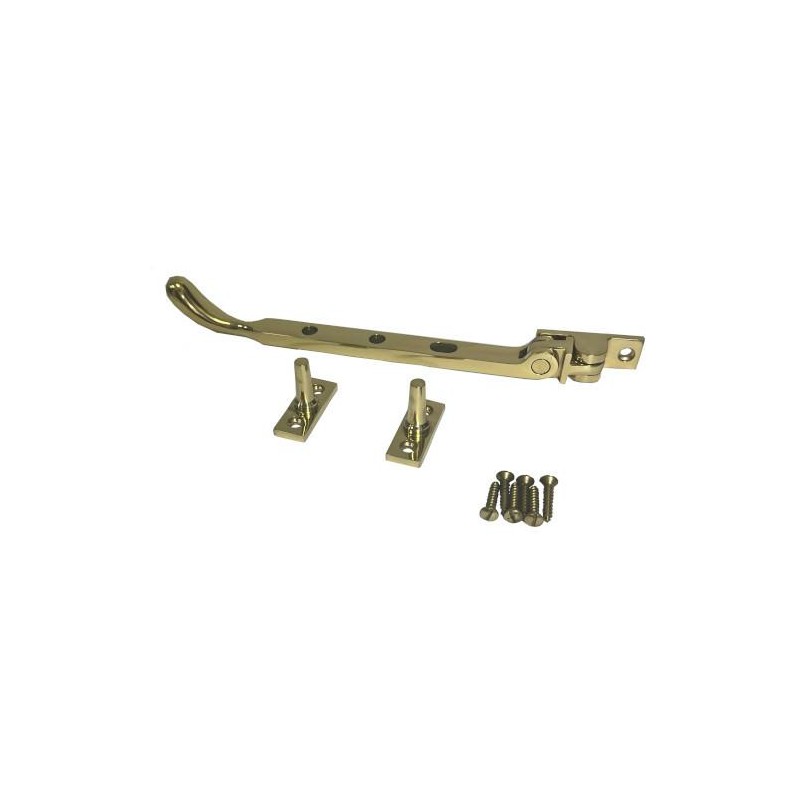 Ogranicznik otwarcia Casement Bulb 200mm/8" mosiądzowany