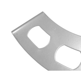 Wspornik półki stalowy srebrny 190x180mm mod. BOOMERANG 20 2szt. rysy lekko porysowany