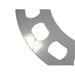 Wspornik półki stalowy srebrny 190x180mm mod. BOOMERANG 20 2szt. rysy lekko porysowany