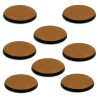 Ślizg do mebli 25mm brązowy z tworzywa PTFE 8 szt. mod. 77