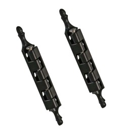 Zawias meblowy 95x54mm czarny 2szt. mod. 557