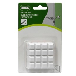 Ochraniacz mebli 412-14x14mm biały 32szt  DIS