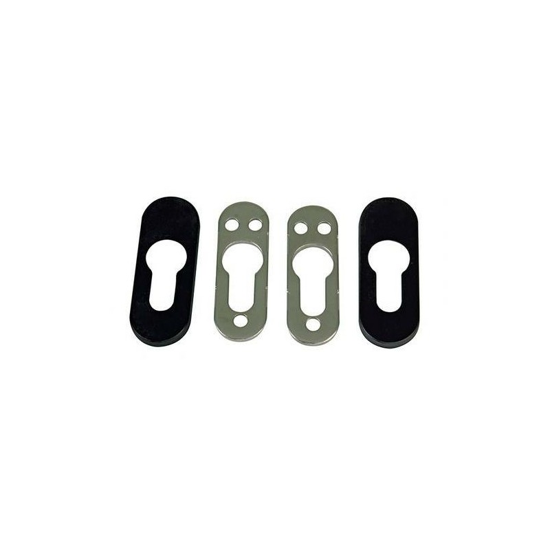 Szyld wkładki czarny 70x25mm mod.35