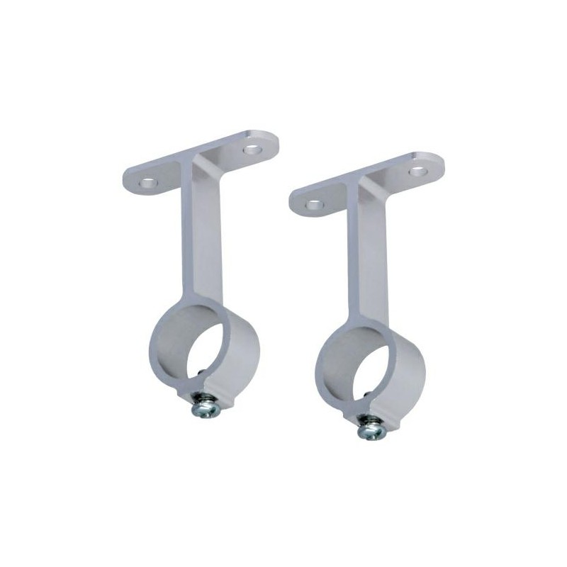 Wspornik pręta 4-20 srebrny (2szt)