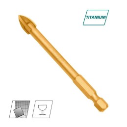 Wiertło do szkła i płytek ceramicznych 12x87mm mod. TACG211212 (D) TOTAL