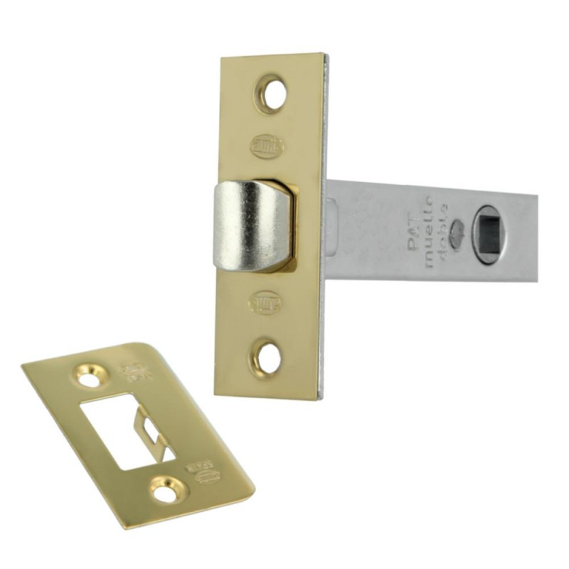 Zamek oszczędnościowy 70mm mosiądzowany mod.12 czoło 25x67m