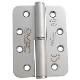 Zawias do drzwi 102x76mm stal nierdzewna INOX 11 rozłączny LEWY (pl) 2szt.