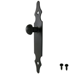 Gałka z szyldem 100-146x30x1,5 czarna