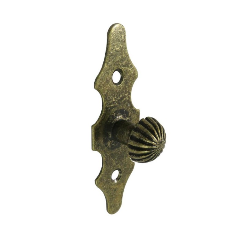 Gałka z szyldem 92x30x1,5mm złoto antyczne mod.101 EAN