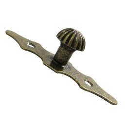 Gałka z szyldem 92x30x1,5mm złoto antyczne mod.101 EAN