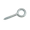 Haczyki oczkowe wkręcane 3,3x40mm oczko 9mm cynkowane 19szt.