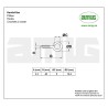 Haczyki oczkowe wkręcane 3,3x40mm oczko 9mm cynkowane 19szt.
