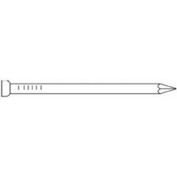 Gwoździe do betonu 2,2x45mm płaski łeb cynkowane 42 sztuki