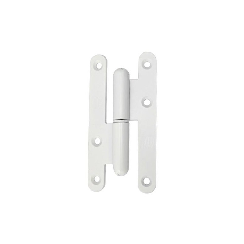 Zawias do drzwi 110x54mm stal biały rozłączny PRAWY (pl) mod. 505
