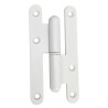 Zawias do drzwi 110x54mm stal biały rozłączny LEWY (pl) mod. 505